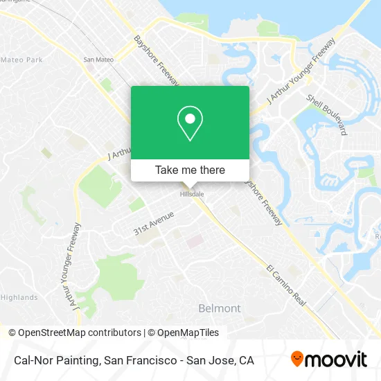 Cal-Nor Painting map