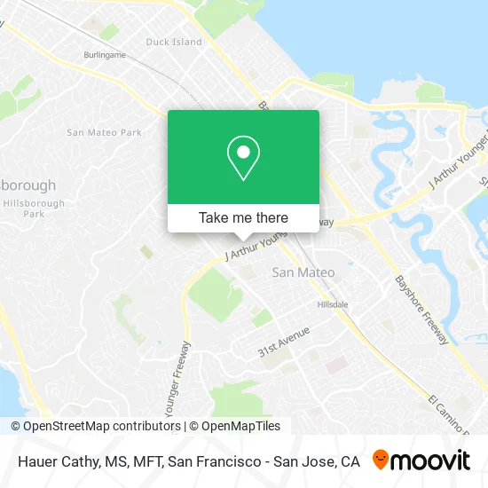 Hauer Cathy, MS, MFT map