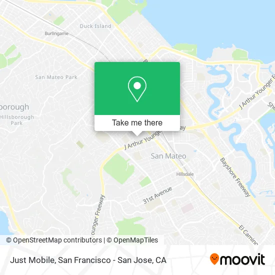 Mapa de Just Mobile