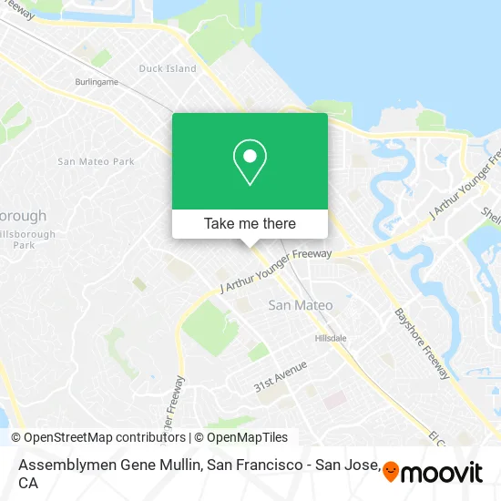 Mapa de Assemblymen Gene Mullin