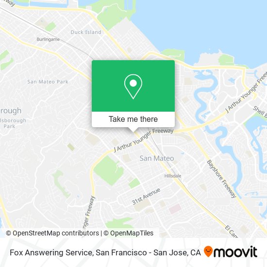 Mapa de Fox Answering Service