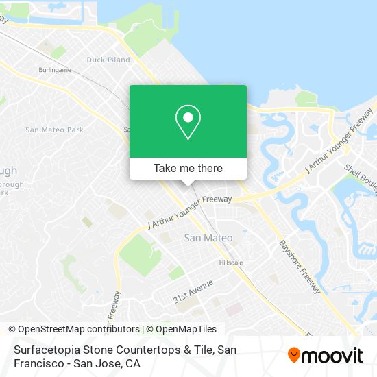 Surfacetopia Stone Countertops & Tile map