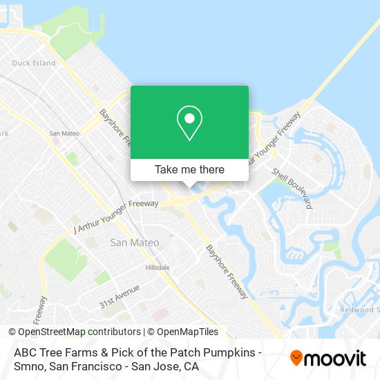 Mapa de ABC Tree Farms & Pick of the Patch Pumpkins - Smno