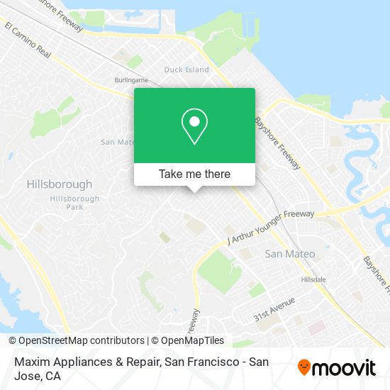 Maxim Appliances & Repair map