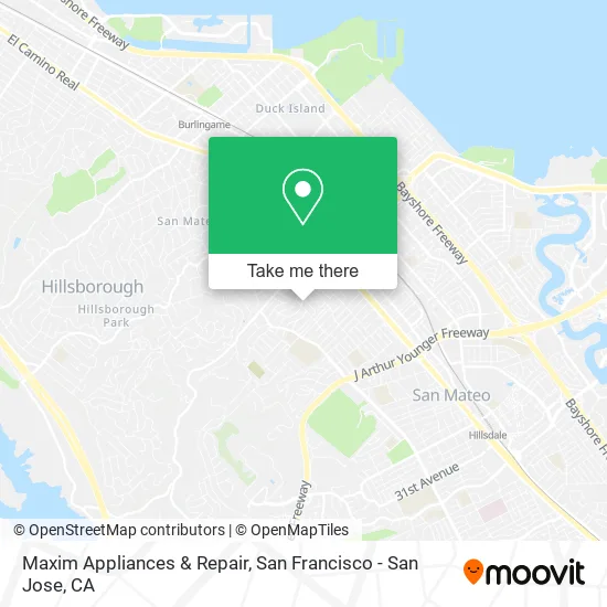 Maxim Appliances & Repair map