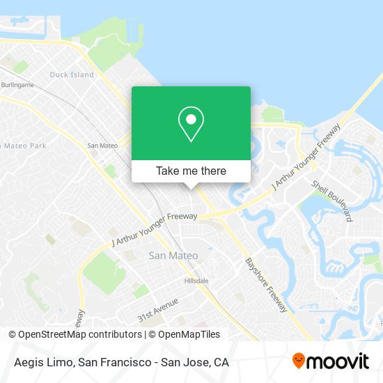 Aegis Limo map