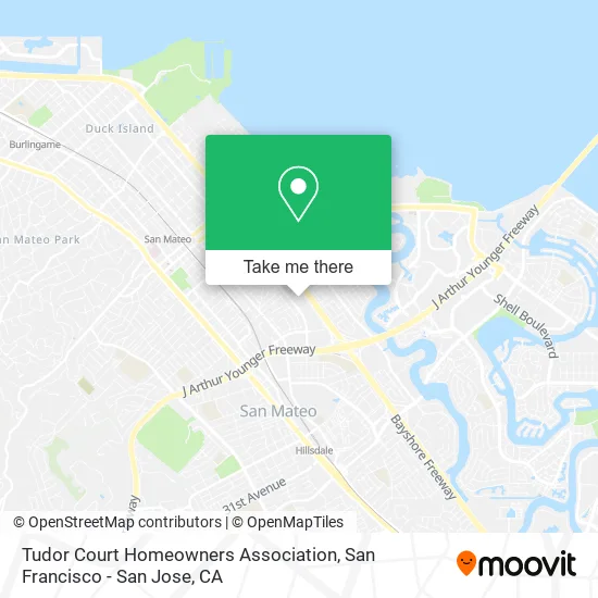 Mapa de Tudor Court Homeowners Association