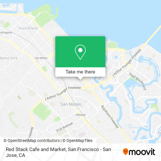 Red Stack Cafe and Market map