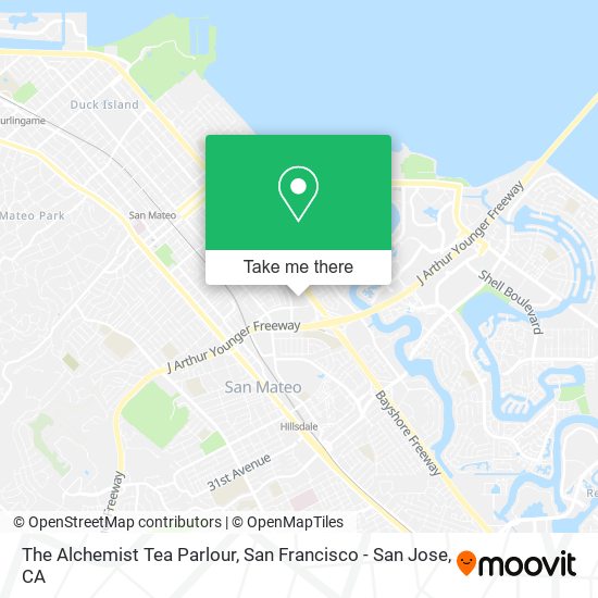 The Alchemist Tea Parlour map