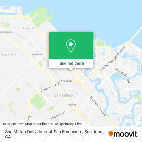 San Mateo Daily Journal map