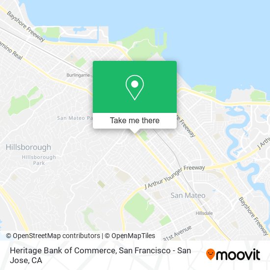 Heritage Bank of Commerce map