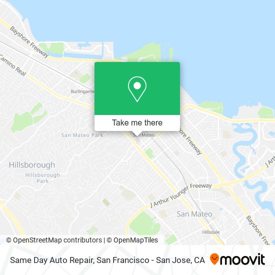 Mapa de Same Day Auto Repair