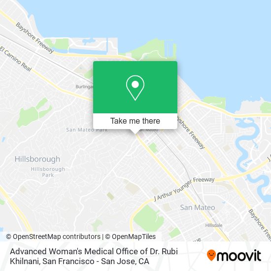 Advanced Woman's Medical Office of Dr. Rubi Khilnani map