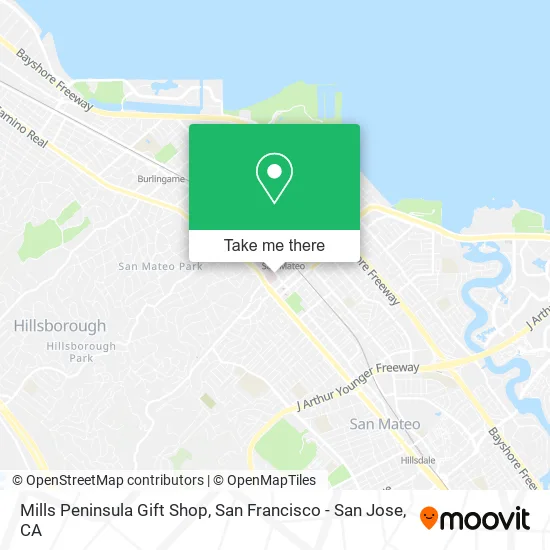 Mapa de Mills Peninsula Gift Shop
