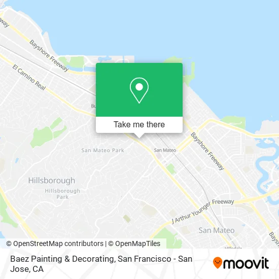 Baez Painting & Decorating map