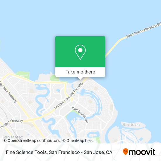 Fine Science Tools map