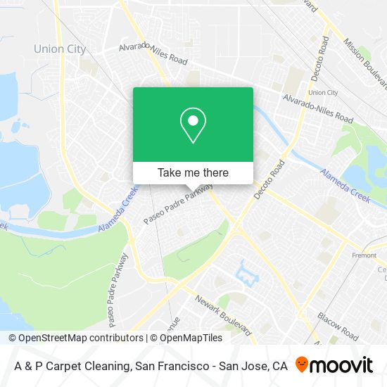 Mapa de A & P Carpet Cleaning