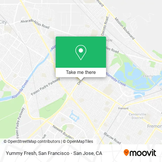Mapa de Yummy Fresh