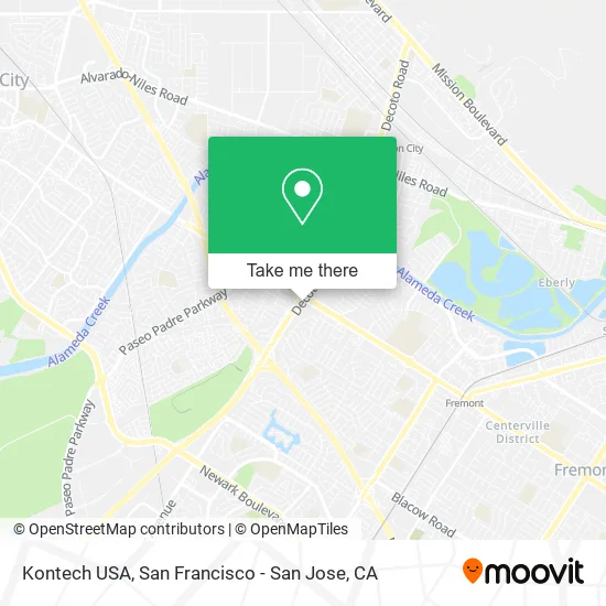 Mapa de Kontech USA