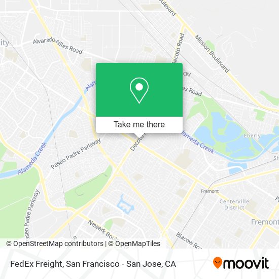 FedEx Freight map