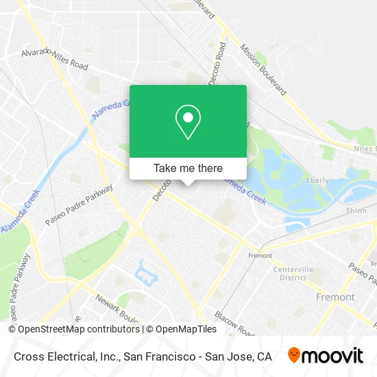 Mapa de Cross Electrical, Inc.