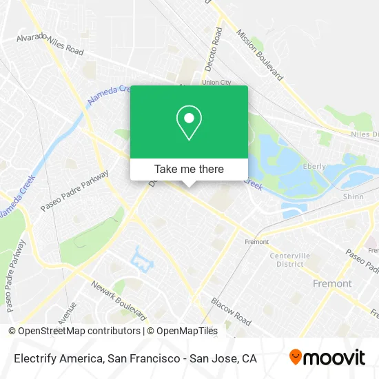 Mapa de Electrify America