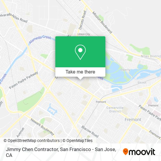 Jimmy Chen Contractor map