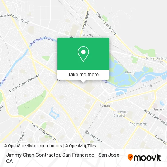 Mapa de Jimmy Chen Contractor