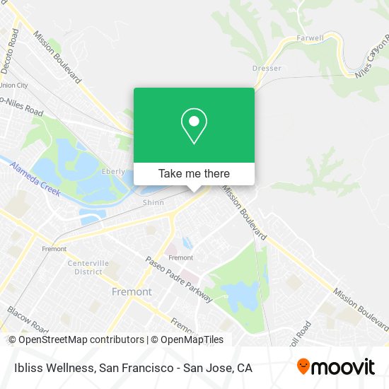 Ibliss Wellness map