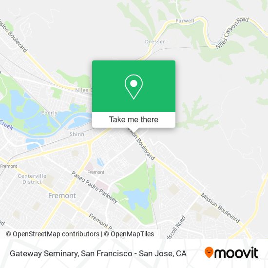 Gateway Seminary map