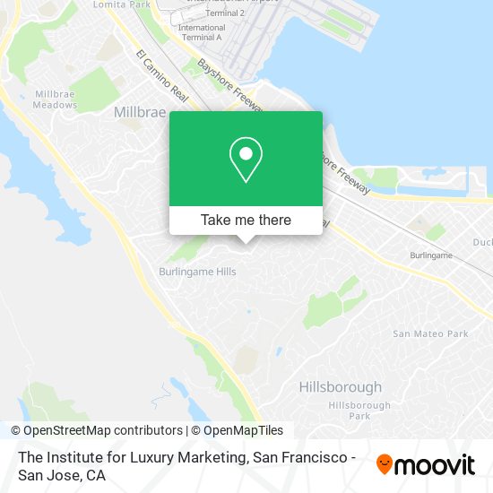 The Institute for Luxury Marketing map