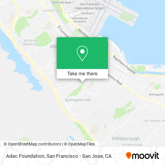 Mapa de Adec Foundation