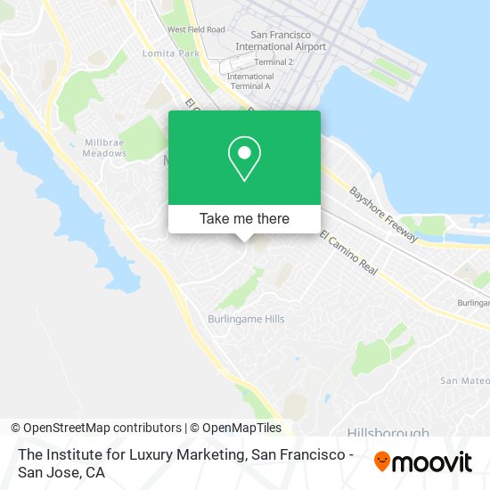 The Institute for Luxury Marketing map