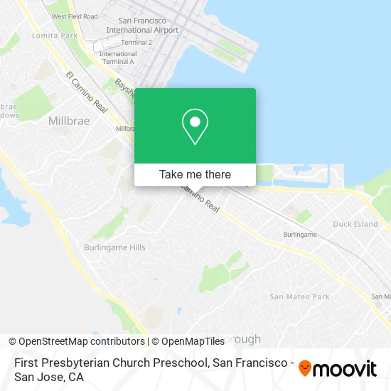 First Presbyterian Church Preschool map