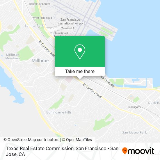 Texas Real Estate Commission map