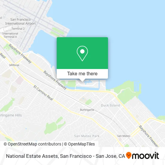 National Estate Assets map