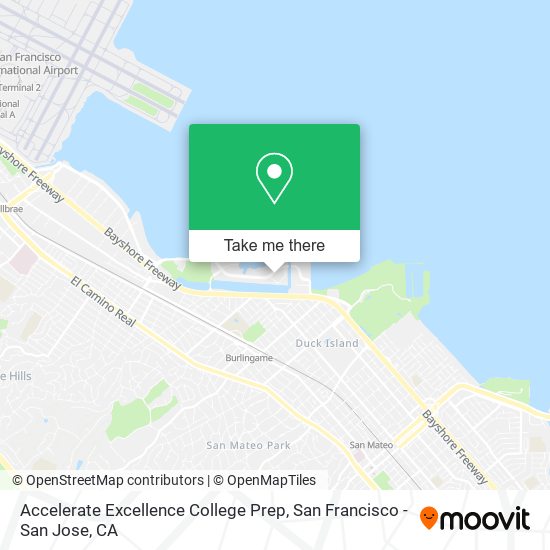 Mapa de Accelerate Excellence College Prep