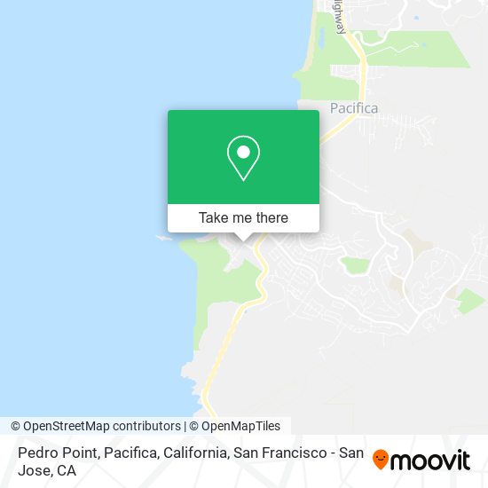 Mapa de Pedro Point, Pacifica, California