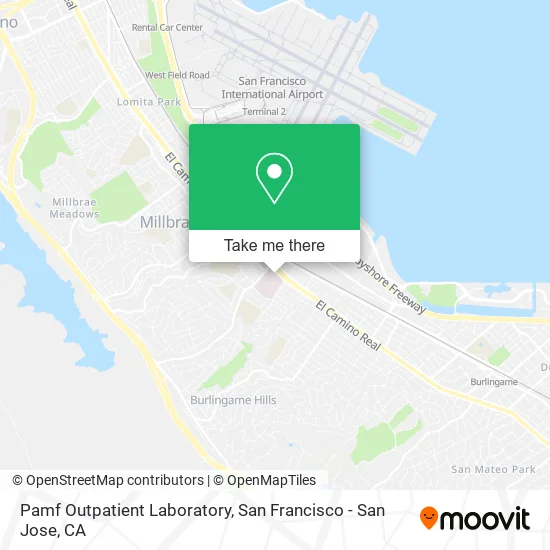 Pamf Outpatient Laboratory map
