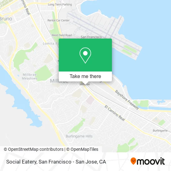 Mapa de Social Eatery