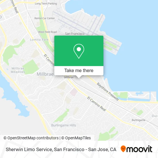 Mapa de Sherwin Limo Service