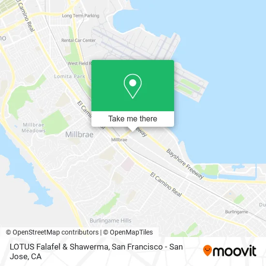 Mapa de LOTUS Falafel & Shawerma