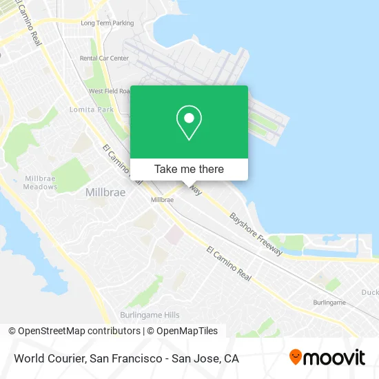Mapa de World Courier