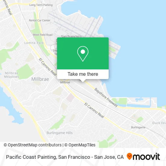 Mapa de Pacific Coast Painting