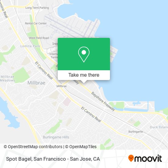 Mapa de Spot Bagel