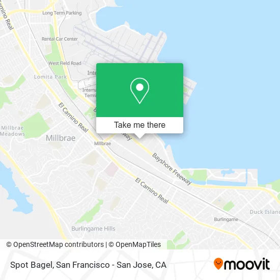 Mapa de Spot Bagel