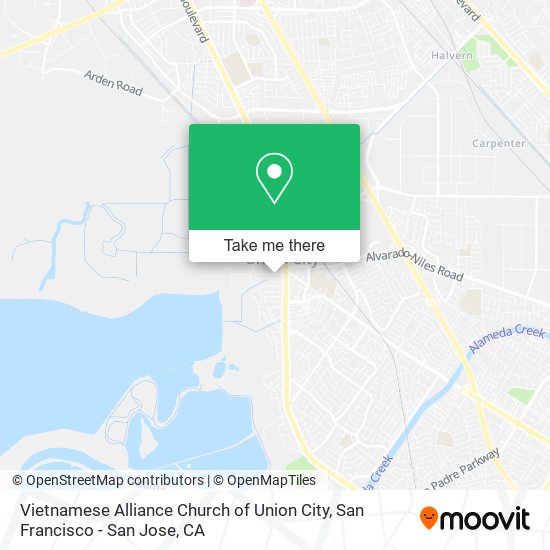 Vietnamese Alliance Church of Union City map