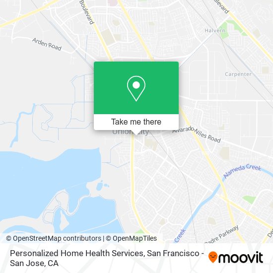 Mapa de Personalized Home Health Services