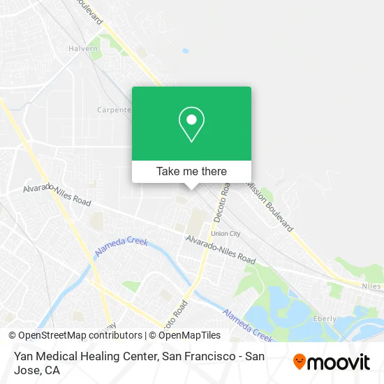 Mapa de Yan Medical Healing Center