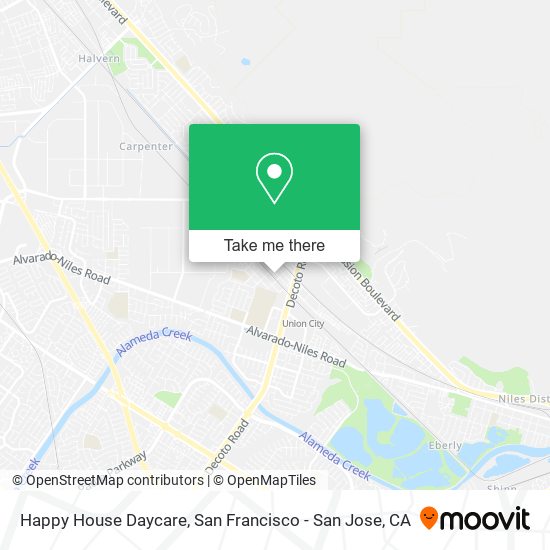 Happy House Daycare map